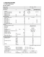 Предварительный просмотр 3 страницы Technibel MTF73C5 Technical Data & Service Manual