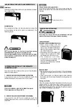 Предварительный просмотр 10 страницы Technibel PORTABLE SCDF32C5I Operating Instructions Manual