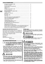 Предварительный просмотр 44 страницы Technibel PORTABLE SCDF32C5I Operating Instructions Manual