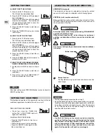 Предварительный просмотр 12 страницы Technibel REVE 237R Operating Instructions Manual