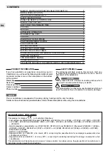 Предварительный просмотр 2 страницы Technibel SDA8FIA0R5IBA Operating Instructions Manual