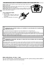 Предварительный просмотр 14 страницы Technibel SDA8FIA0R5IBA Operating Instructions Manual