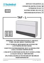 Preview for 1 page of Technibel TAF 208 L Operating Instructions Manual