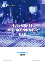 Preview for 1 page of Technica Engineering 100Base-T1 SFP User Manual