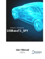 Предварительный просмотр 1 страницы Technica Engineering 100base-t1_SPY User Manual