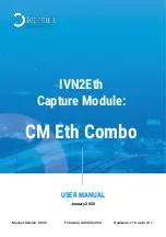 Предварительный просмотр 1 страницы Technica Engineering CM Eth Combo User Manual