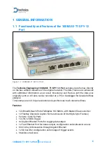 Preview for 4 page of Technica 100BASE-T1 SPY-12 Port User Manual