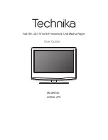 Technica LCD46-270 User Manual предпросмотр