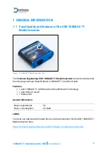 Preview for 3 page of Technica USB 100BASE-T1 MediaConverter User Manual