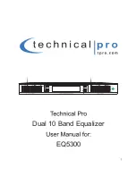 Technical Pro EQ5300 User Manual preview