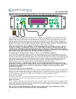 Предварительный просмотр 11 страницы Technical Pro h12x500ubt User Manual