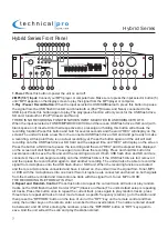 Preview for 3 page of Technical Pro H2502UriBT User Manual