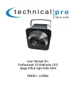 Technical Pro LG500x User Manual preview