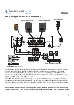 Preview for 5 page of Technical Pro MA2020 User Manual