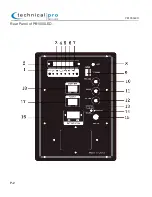 Предварительный просмотр 3 страницы Technical Pro PB1050LED User Manual