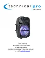 Предварительный просмотр 1 страницы Technical Pro PB1550LED User Manual