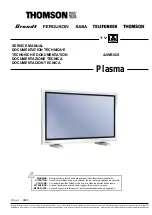 Предварительный просмотр 1 страницы Technicolor - Thomson 42WB02S Service Manual