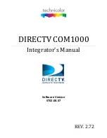 Technicolor COM1000 Integrator'S Manual preview