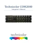 Предварительный просмотр 1 страницы Technicolor COM2000 Integrator'S Manual