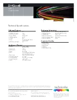 Предварительный просмотр 3 страницы Technicolor DHG544B Specifications