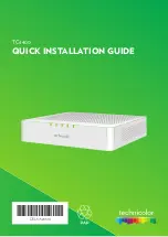 Предварительный просмотр 1 страницы Technicolor TC4400 Quick Installation Manual