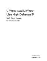 Technicolor UIW4001 Installation Manual preview