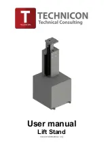 Предварительный просмотр 1 страницы Technicon LiftStand User Manual