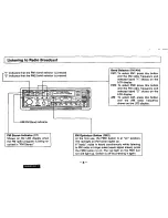 Preview for 8 page of Technics CQR9350EC - AUTO PRODUCTS Operating Instructions Manual