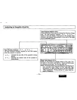 Preview for 13 page of Technics CQR9350EC - AUTO PRODUCTS Operating Instructions Manual