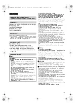 Preview for 3 page of Technics EAH-800 Safety Instruction