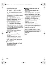 Preview for 16 page of Technics EAH-800 Safety Instruction