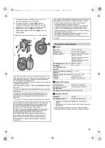 Preview for 17 page of Technics EAH-800 Safety Instruction