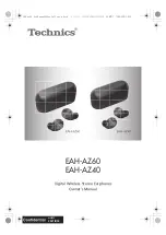 Предварительный просмотр 1 страницы Technics EAH-AZ40 Owner'S Manual