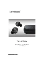 Preview for 1 page of Technics EAH-AZ70W Owner'S Manual