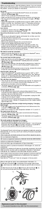 Preview for 7 page of Technics EAH-F50B User Manual