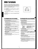 Preview for 2 page of Technics Midi SX-EX70 User Manual