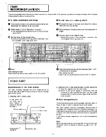 Preview for 10 page of Technics RS-B11W Operating Instructions Manual