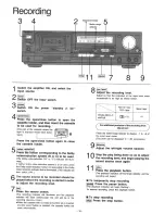 Предварительный просмотр 10 страницы Technics RS-B755 Operating Instructions Manual