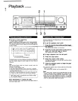 Preview for 10 page of Technics RS-B965 Operating Instructions Manual