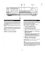 Preview for 13 page of Technics RS-B965 Operating Instructions Manual