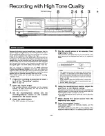 Preview for 15 page of Technics RS-B965 Operating Instructions Manual