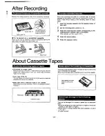 Preview for 20 page of Technics RS-B965 Operating Instructions Manual