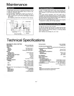 Preview for 21 page of Technics RS-B965 Operating Instructions Manual