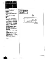 Preview for 20 page of Technics RS-CH505 Operating Instructions Manual