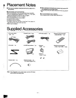 Preview for 4 page of Technics RS-CH900 Operating Instructions Manual