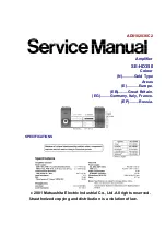 Preview for 1 page of Technics RS-HD350 Service Manual