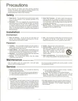 Предварительный просмотр 3 страницы Technics RS-T9032 Operating Instructions Manual