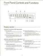 Предварительный просмотр 8 страницы Technics RS-T9032 Operating Instructions Manual