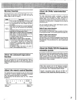 Preview for 7 page of Technics RS-TR252 Operating Instructions Manual