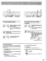 Preview for 13 page of Technics RS-TR252 Operating Instructions Manual